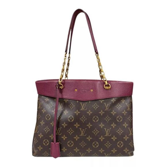 LOUIS VUITTON Shoulder Bag Monogram canvas Monogram Parashopper used - Picture 1 of 12